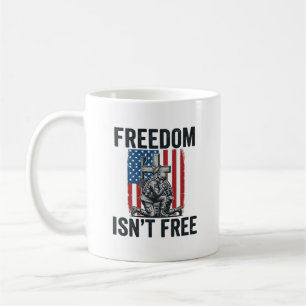 Freiheit Ist Nicht Kostenlos Patriotisches Soldate Kaffeetasse
