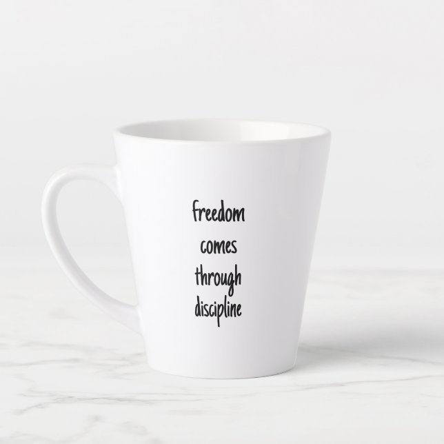 Freiheit Latte Tasse (Links)
