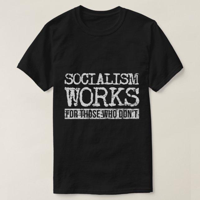 Freiheit Lover Kapitalist gegen kommunistische Ant T-Shirt (Design vorne)