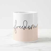 Freiheit Minimalistische Typografie Gestaltung