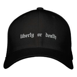 Freiheit oder Tod bestickter Hut