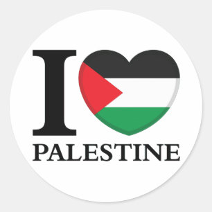 Freiheit Palästina Patriotischer Freier Gaza Paläs Runder Aufkleber