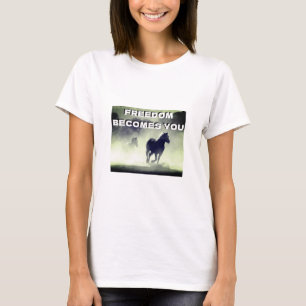 Freiheit - Pferde (leicht) T - Shirt