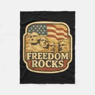 Freiheit rockt den amerikanischen Unabhängigkeitst Fleecedecke