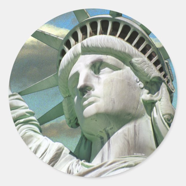 FREIHEIT RUNDER AUFKLEBER (Vorderseite)