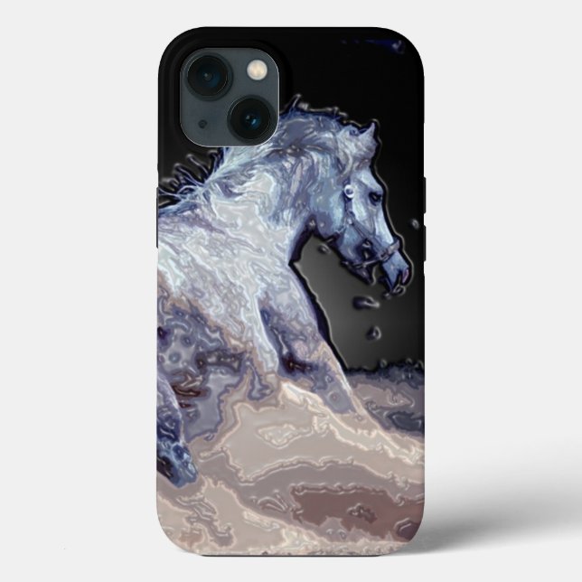 Freiheit - Running Horse Case-Mate iPhone Hülle (Rückseite)