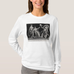 Freiheit, schlagend hinunter Ignoranz und T-Shirt