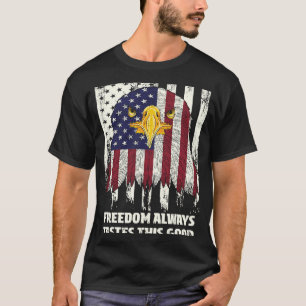 Freiheit schmeckt immer gut 4. Juli USA T-Shirt