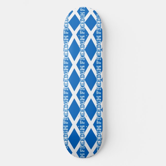 Freiheit Schottland Skateboard (Vorderseite)