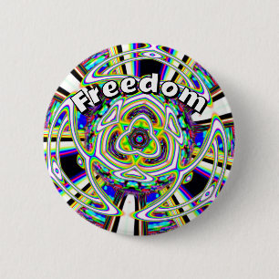 Freiheit (Sie können die Worte ändern) Button