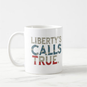 Freiheit, so nennen wir "True Lettwart"-Design Kaffeetasse