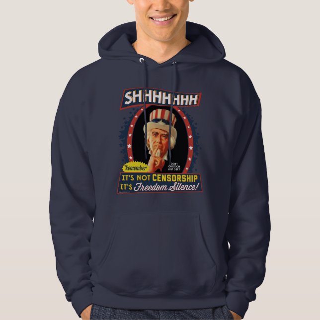 Freiheit Stille Hoodie (Vorderseite)