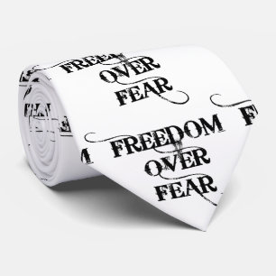 Freiheit über Angst Krawatte
