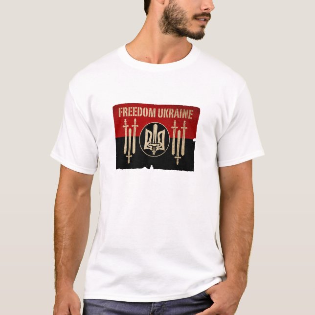Freiheit Ukraine T-Shirt (Vorderseite)
