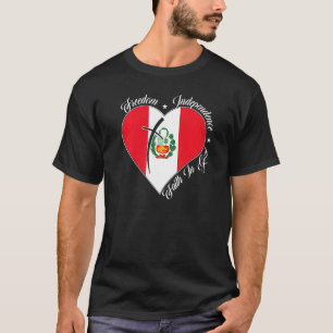 Freiheit Unabhängigkeit Glaube an Gott Christlich  T-Shirt