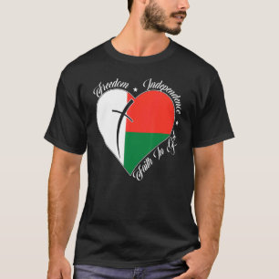 Freiheit Unabhängigkeit Glaube an Gott Christlich T-Shirt