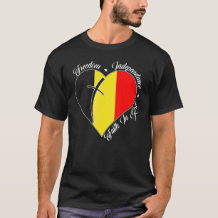 Freiheit Unabhängigkeit Glaube an Gott  Christlich T-Shirt