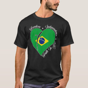 Freiheit Unabhängigkeit Glaube an Gott Christliche T-Shirt