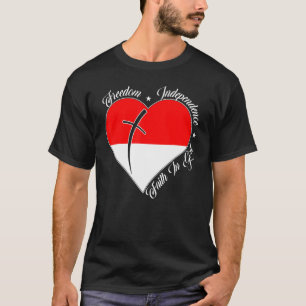 Freiheit Unabhängigkeit Vertrauen in Christliche I T-Shirt