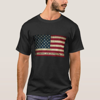 Freiheit und Gerechtigkeit für alle amerikanischen T-Shirt