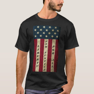 Freiheit und Gerechtigkeit für alle Männer T-Shirt
