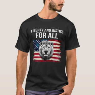 Freiheit und Gerechtigkeit für alle Patriotische U T-Shirt