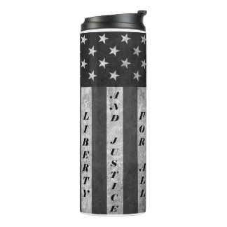 Freiheit und Gerechtigkeit für alle Tumbler BW Thermosbecher