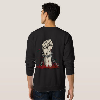 Freiheit und kühne Protestbekleidung Sweatshirt