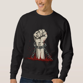 Freiheit und kühne Protestbekleidung Sweatshirt