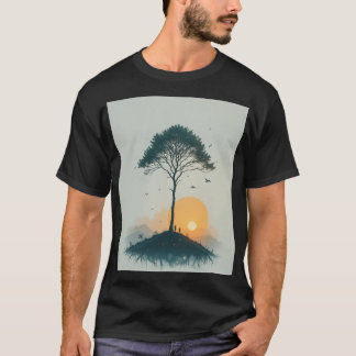 Freiheit und Natur Kunst T-Shirt