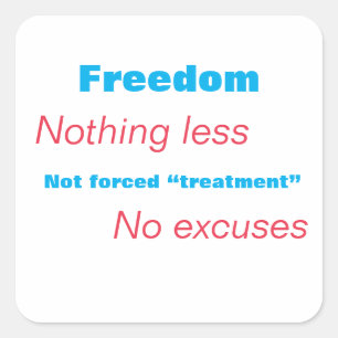 Freiheit vom Aufkleber für die Inhaftierung