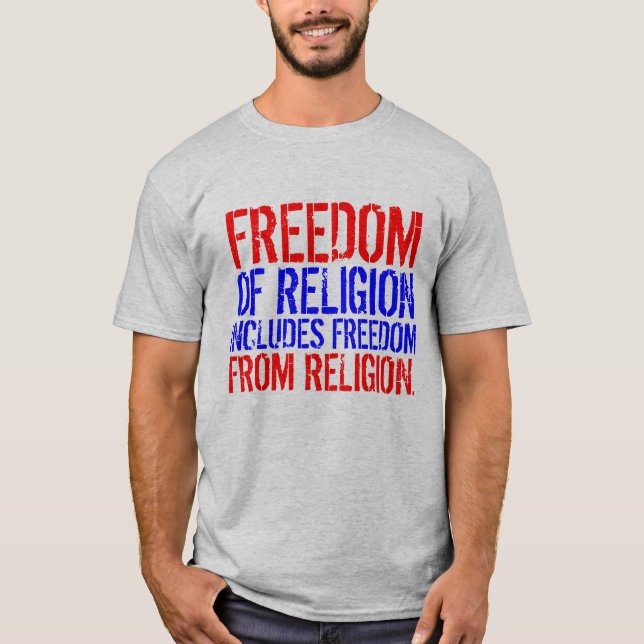 FREIHEIT VOM RELIGIONS-T - SHIRT (Vorderseite)