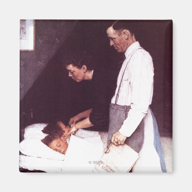 Freiheit von Angst Magnet (Vorne)