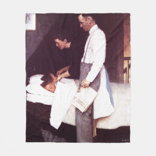 Freiheit von der Furcht Fleecedecke