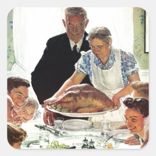 Freiheit von wollen quadratischer aufkleber