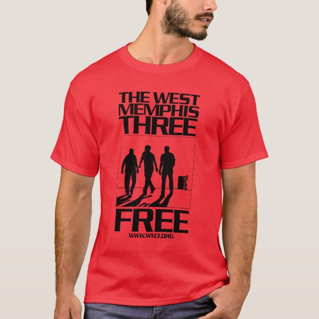 Freiheit voran. Rot T-Shirt (Vorderseite)