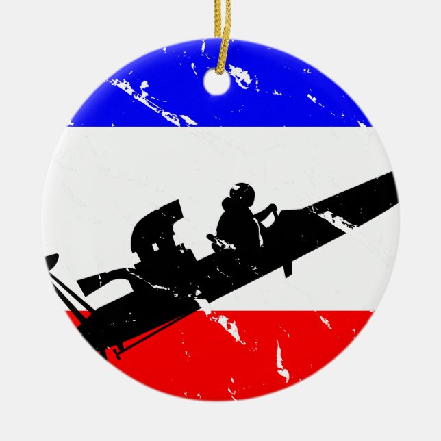 Freiheit Widerstand-Boot FLAIR Keramikornament (Vorne)