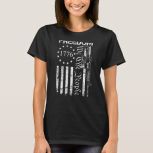 Freiheit Wir Das Volk Ar15 Usa-Flagge Pro Waffe A T-Shirt