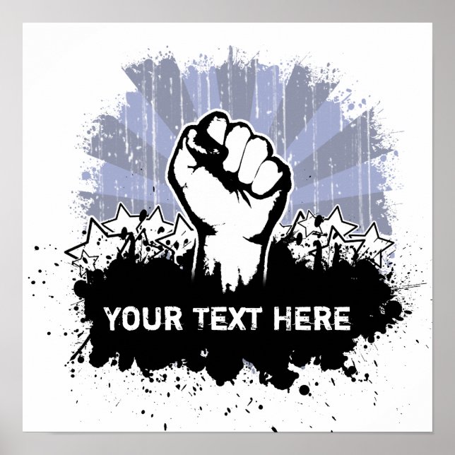 Freiheit zuerst Brauch Poster (Vorne)