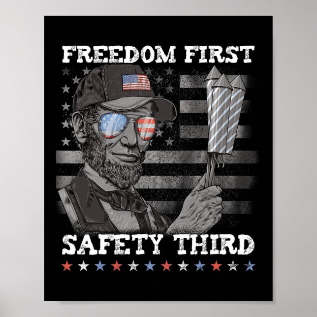 Freiheit zuerst, Sicherheit an dritter Stelle, Feu Poster (Vorne)