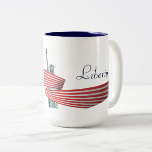 Freiheit Zweifarbige Tasse