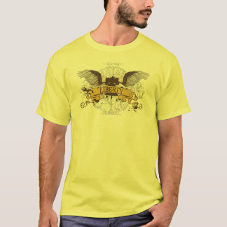 Freiheits-Bell-Grafik-T - Shirt