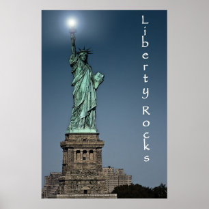 Freiheits-Felsen Poster