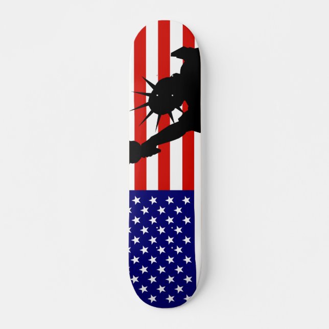 Freiheits-Flagge Skateboard (Vorne)