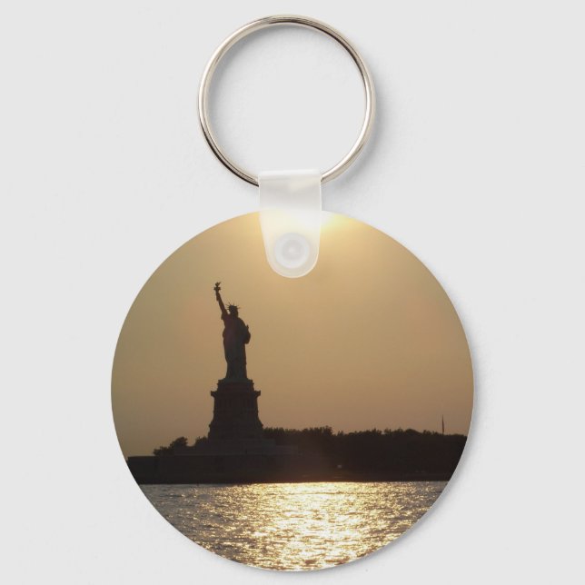 Freiheits-Insel Keychains Schlüsselanhänger (Vorderseite)