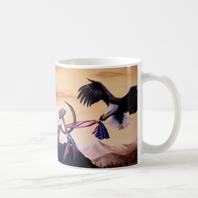 "Freiheits-Kampf-" Schale Kaffeetasse (Rechts)
