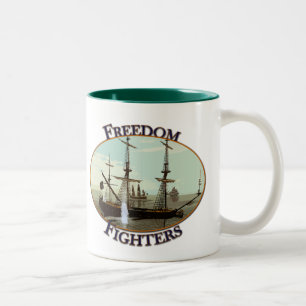 Freiheits-Kämpfer Zweifarbige Tasse