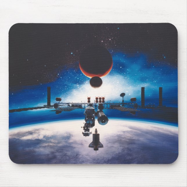 Freiheits-Raumstation Mousepad (Vorne)