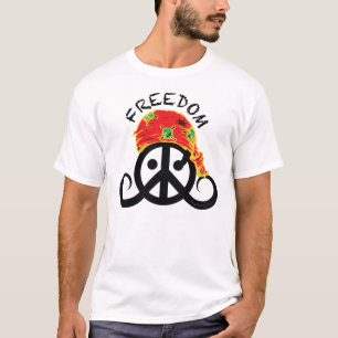 Freiheits-T - Shirt (Pirat Bandana; )