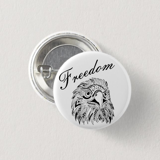 Freiheitsadler Button (Vorne & Hinten)